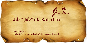 Jójárt Katalin névjegykártya